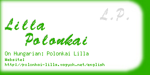 lilla polonkai business card